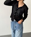 【タイムセール40%OFF】【SALE30%OFF】【送料無料】El marシアーコットンクルーカーディガンキャナルジーン CANALJEAN El mar エ...