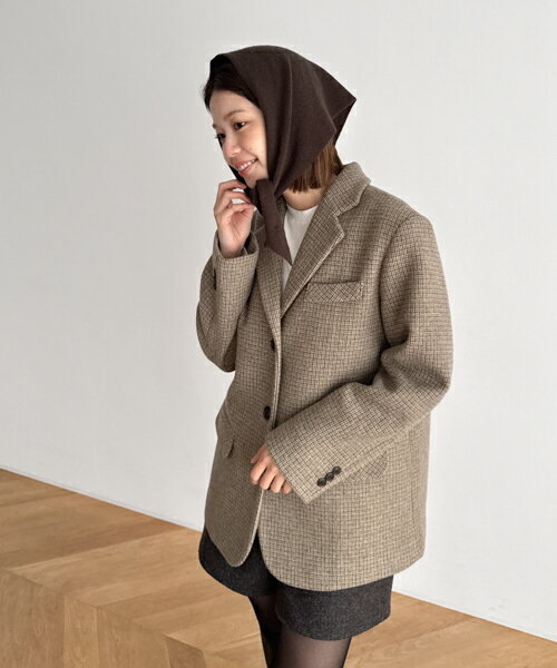 El marウールトライアングルスカーフキャナルジーン CANALJEAN El mar エルマール レディース ファッシ..