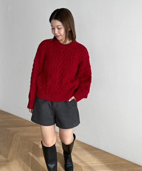 【送料無料】El marケーブルクルーニットキャナルジーン CANALJEAN El mar エルマール レディース トッ..