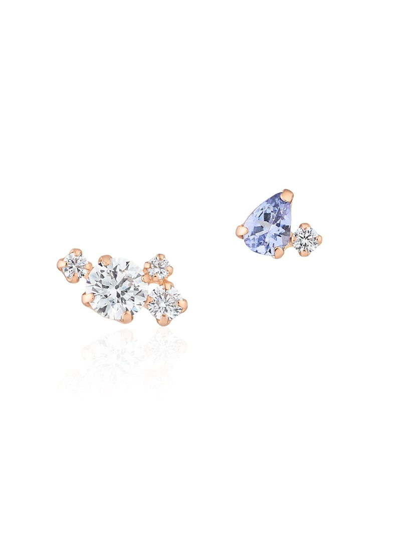 【12月誕生石】K10ピンクゴールド タンザナイト ピアス Canal 4℃ カナルヨンドシー アクセサリー・腕時計 ピアス ゴールド【送料無料】[Rakute...