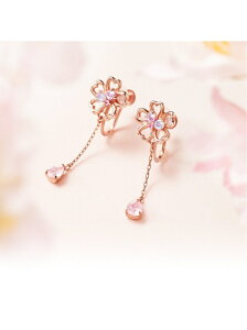 【Sakura Collection】シルバー イヤリング Canal 4℃ カナルヨンドシー アクセサリー イヤリング ゴールド【送料無料】[Rakuten Fashion]