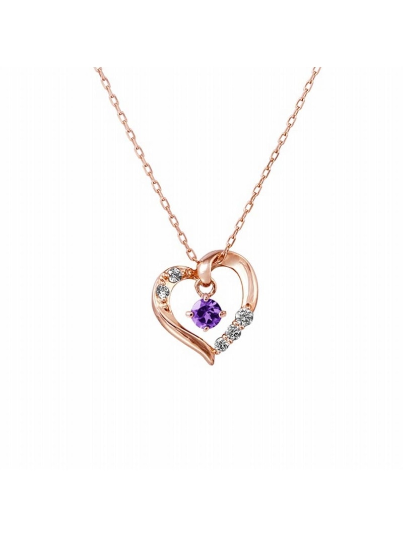 【2月誕生石】K10ピンクゴールド ネックレス Canal 4℃ カナルヨンドシー アクセサリー・腕時計 ネックレス ゴールド【送料無料】[Rakuten Fashion]