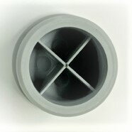 単管パイプ キャップ 単管 【単管工房】スリムで割れにくい 補強＋耐候性＋抜け止め エンドキャップ 48.6mm 足場菅 フェンス 簡易柵 造作 害虫予防 丸パイプ 単管キャップ キャッシュレス 還元 2