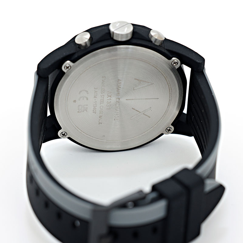 アルマーニエクスチェンジ 腕時計 メンズ ブラック グレー AX1331 ARMANI EXCHANGE