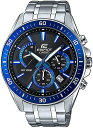 カシオ エディフィス 腕時計（メンズ） 腕時計 防水 クロノグラフ スポーティーCASIO カシオ EFR-552D-1A2メンズ アナログ シルバー ブルー エディフィス EDIFICE プレゼント 贈り物 並行輸入品