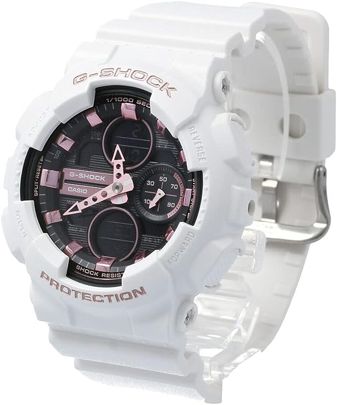 腕時計 レディース ホワイト ブラック ピンク カシオ G-SHOCK Gショック CASIO GMA-S140M-7A