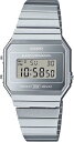 カシオ 腕時計 メンズ レディース シルバー チープカシオ A700WEV-7A CASIO