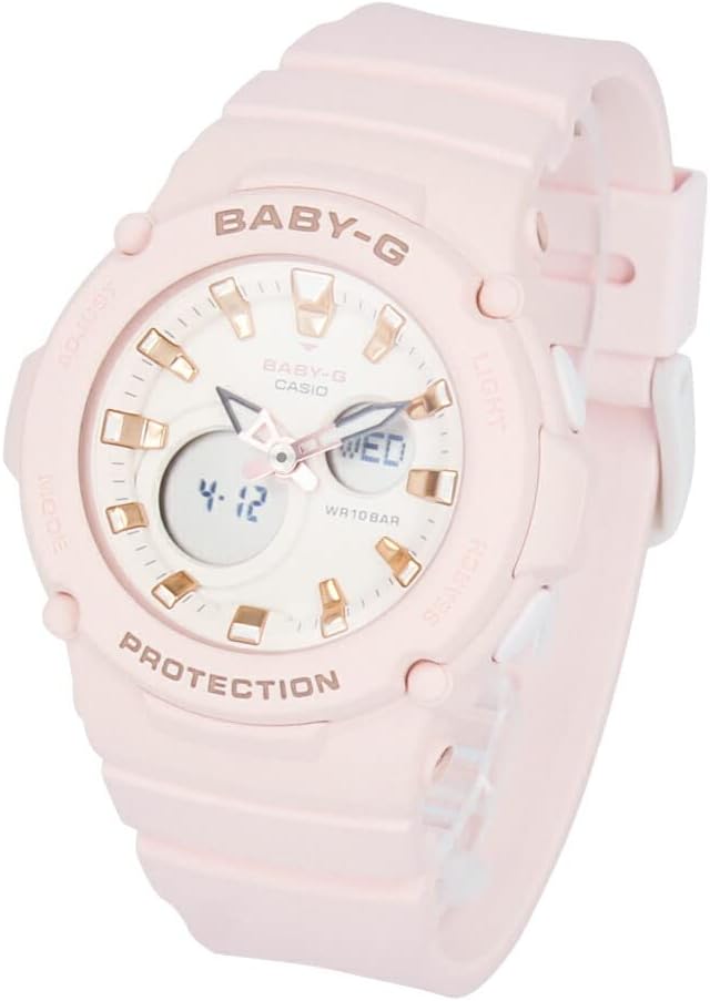 カシオ 腕時計 レディース Baby-G ホワイト ミスティピンク BGA-275-4A CASIO