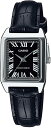 カシオ 腕時計 LTP-V007L-1B ブラック シルバー レディース CASIO