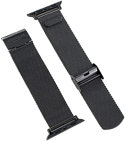  ӻ׸򴹥٥ ǥ ֥å ץ COACH åץ륦å٥ Apple Watch strap 38mm ...