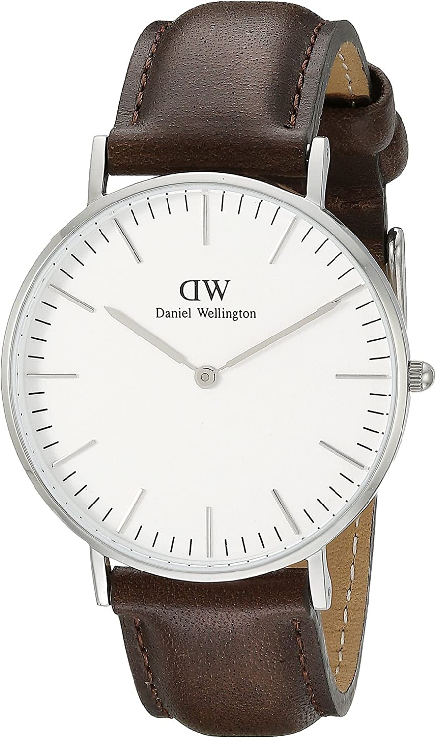 ダニエルウェリントン メンズ腕時計 ダニエルウェリントン 腕時計 メンズ ブラウン ホワイト Daniel Wellington 0611DW 並行輸入品
