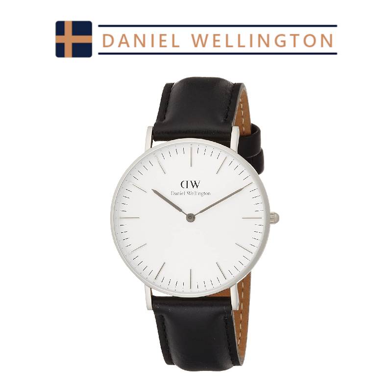 ダニエルウェリントン 腕時計 メンズ ブラック ホワイト Daniel Wellington Classic Sheffield DW00100053