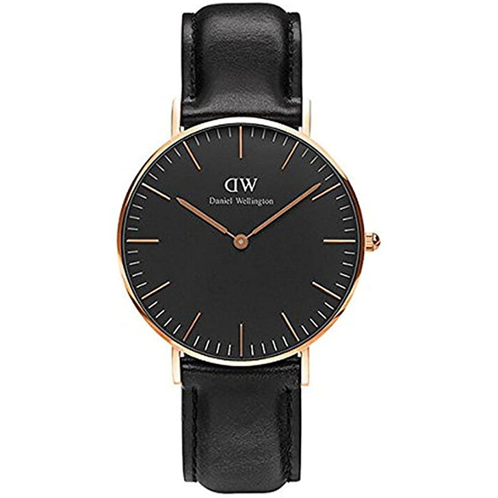 ダニエルウェリントン ビジネス腕時計 メンズ 腕時計 ベルト ブラック カジュアル Daniel Wellington ダニエルウェリントン Classic Black Sheffield 36mm レザー メンズ レディース DW00100139 かっこいい カッコイイ かわいい 可愛い オシャレ おしゃれ