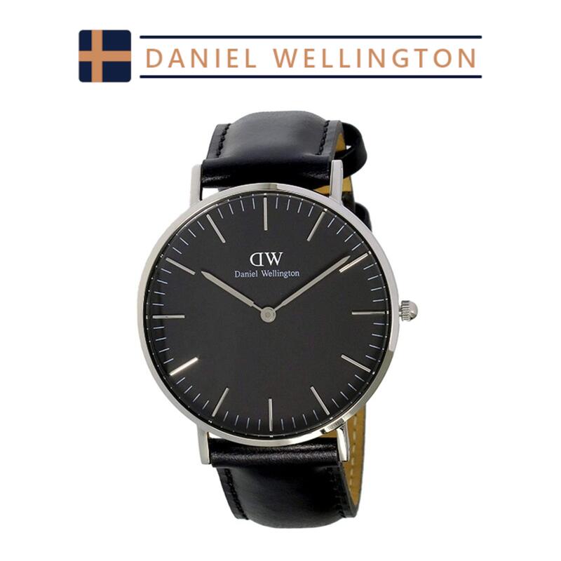 ダニエルウェリントン ビジネス腕時計 メンズ ダニエルウェリントン 腕時計 メンズ ブラック シンプル Daniel Wellington クラシック DW00100145 並行輸入品