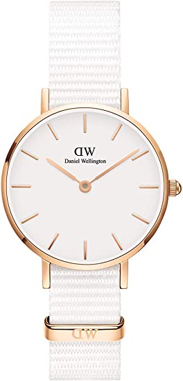 ダニエルウェリントン ダニエルウェリントン 腕時計 レディース ホワイト ゴールド Daniel Wellington 28mm Petite Dover Watch DW00100313