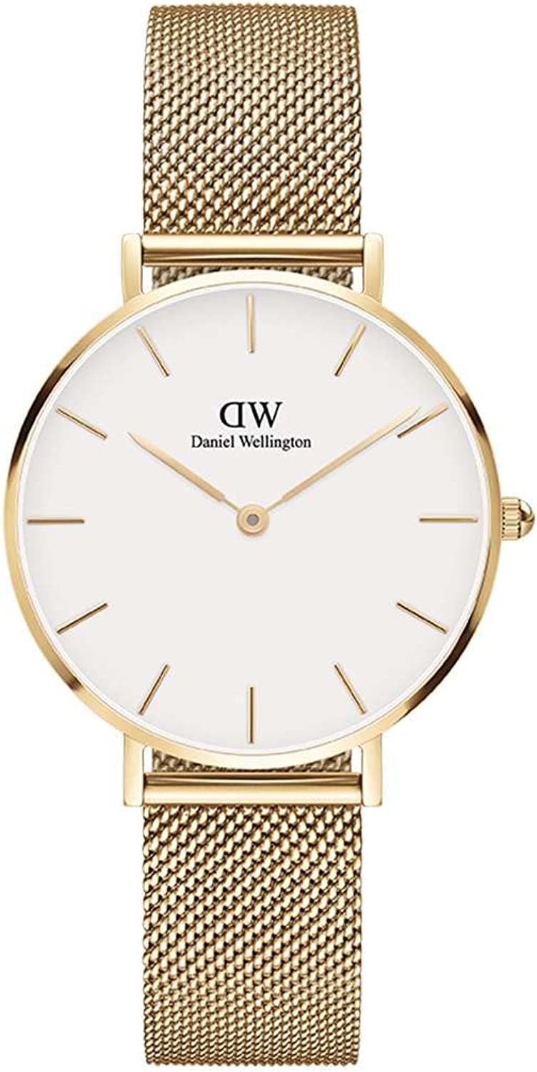 ダニエルウェリントン メンズ腕時計 ダニエルウェリントン 腕時計 メンズ ホワイト ゴールド Daniel Wellington Petite Evergold YG DW00100346 並行輸入品