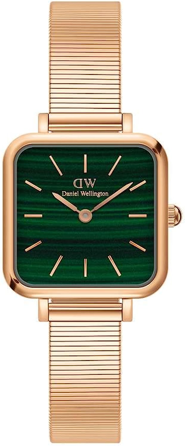 ダニエルウェリントン ダニエルウェリントン 腕時計 レディース Quadro Studio グリーン ローズゴールド DW00100520 Daniel Wellington