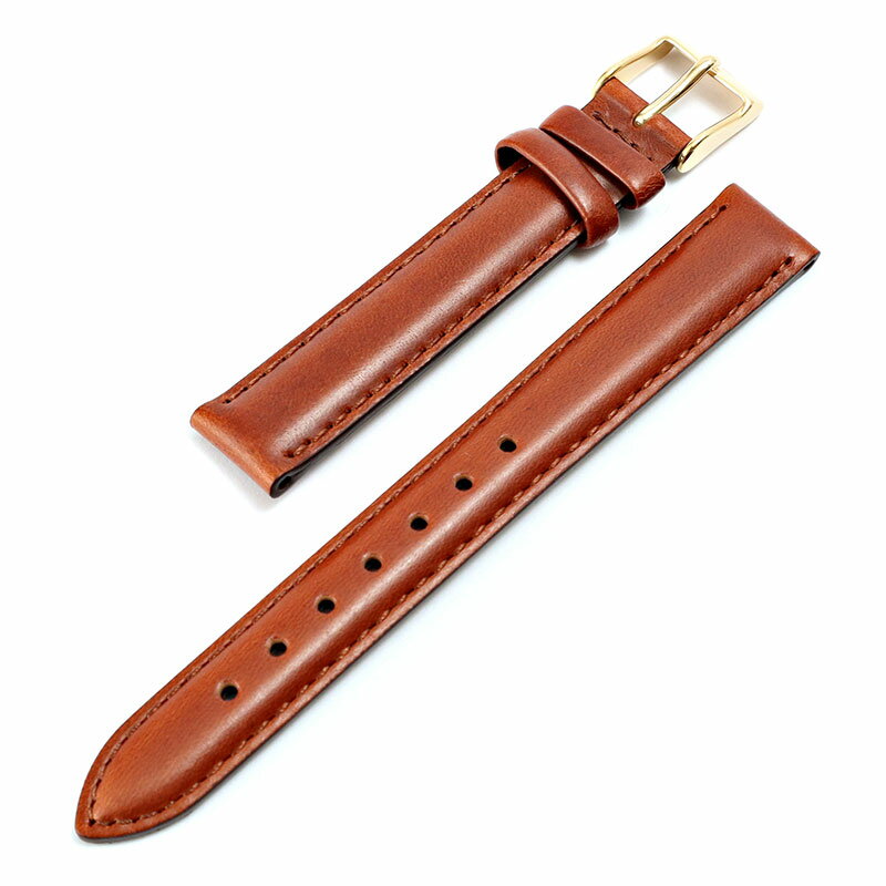ダニエルウェリントン 腕時計替えベルト Petite DW00200236 32mm用 レザー ブラウン ゴールド メンズ レディース Daniel Wellington