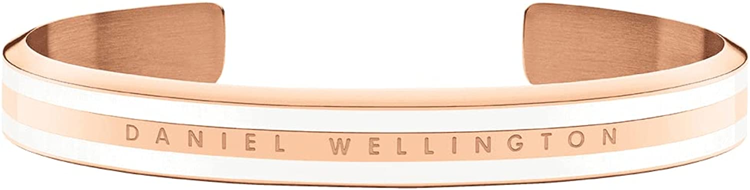 ダニエルウェリントン ブレスレット ダニエルウェリントン バングル レディース ゴールド ホワイト Daniel Wellington EMALIE SLIM BRACELET M DW00400067 並行輸入品