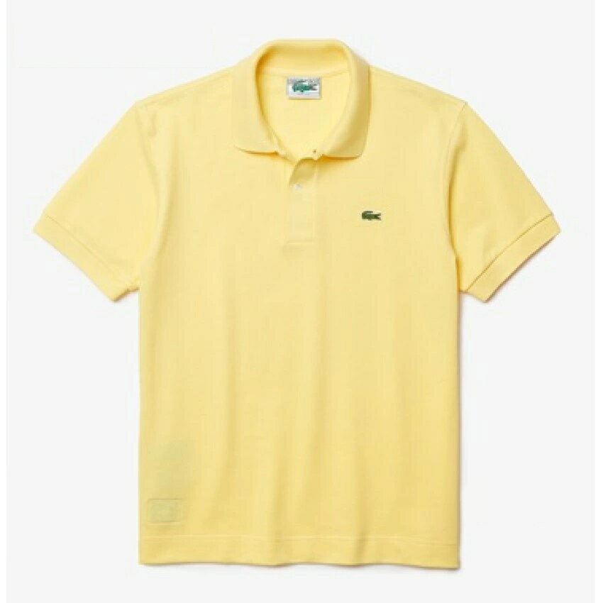 ラコステ ポロシャツ 半袖 メンズ イエロー シンプル LACOSTE サイズ 2 L1212-00-107 並行輸入品 ブランド