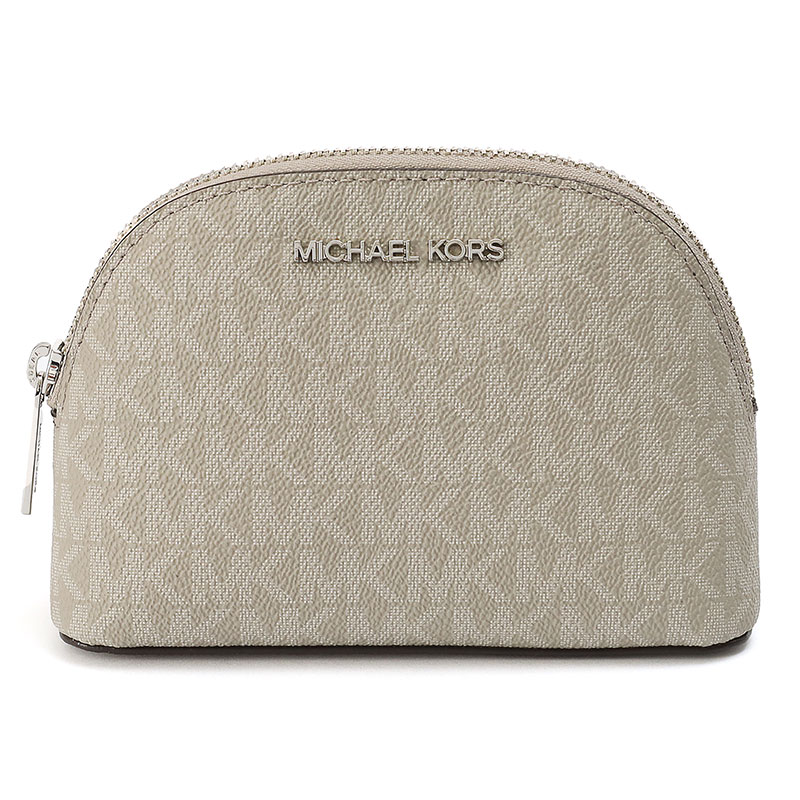 マイケルコース ポーチ D35S4STVM2V-PEAGRE グレー シグネチャー柄 レディース MICHAEL KORS