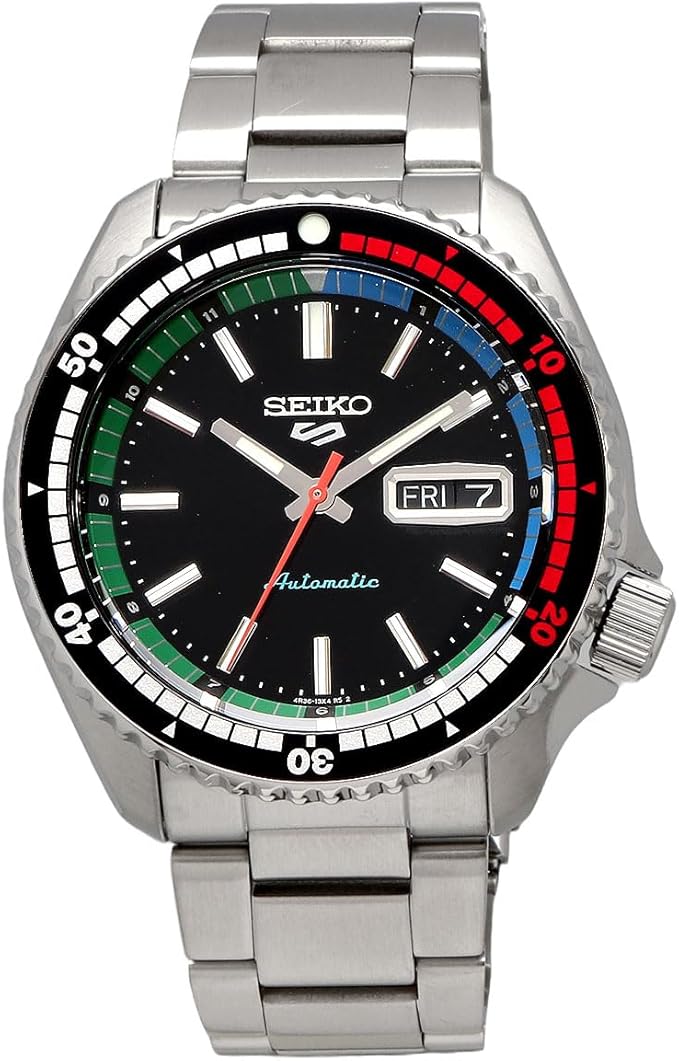 セイコー 腕時計 メンズ SEIKO 5 SPORTS 55th Anniversary Special Edition ブラック シルバー SRPK13K1 SEIKO