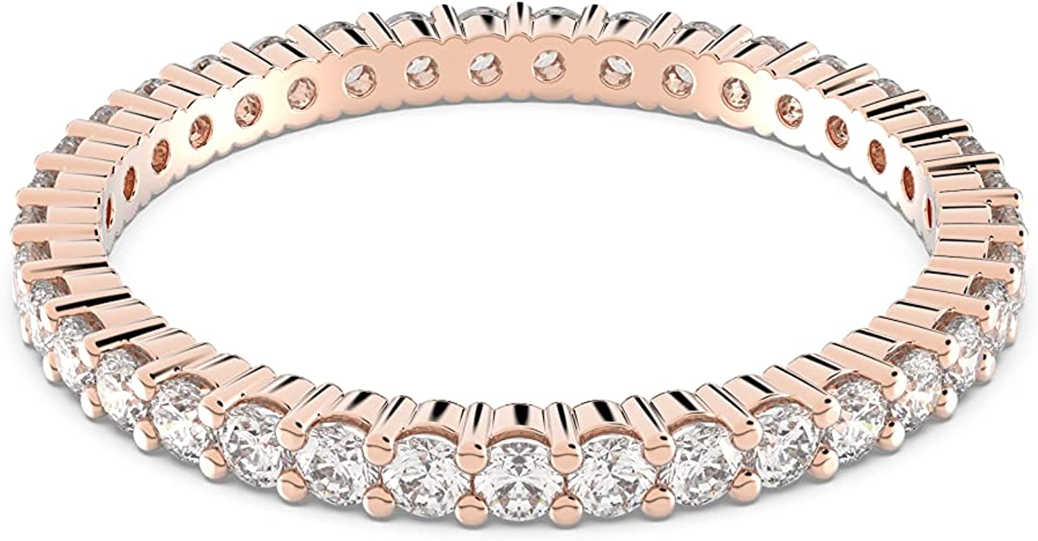 スワロフスキー 指輪 レディース シンプル ゴールド SWAROVSKI Vittore クリスタル リング 55号 ( 日本サイズ 14号 ) 並行輸入品 5083129