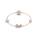 スワロフスキー ブレスレット レディース ピンク ゴールド SWAROVSKI 5485876 並行輸入品