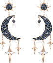 ピアス クリスタル ムーン ブルー SWAROVSKI スワロフスキー 5489536 アクセサリー ジュエリー レディース Swarovski Symbolic 月 夜空 スタッド パヴェ ゆらゆら パーティー 上品 ファション プレゼント 並行輸入品