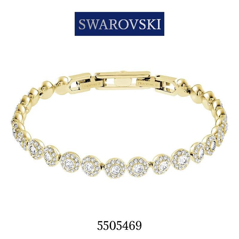 ゴールドのブレスレット（レディース） スワロフスキー ブレスレット レディース シルバー ゴールド SWAROVSKI 5505469 並行輸入品