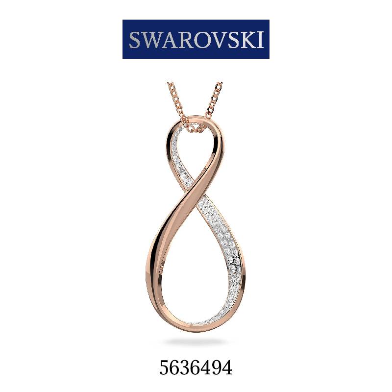 スワロフスキー スワロフスキー ネックレス レディース シルバー ゴールド SWAROVSKI 5636494 並行輸入品