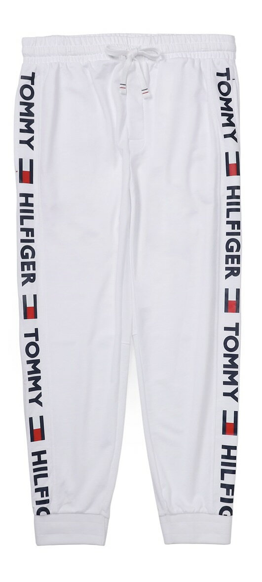 トミーヒルフィガー スウェットパンツ メンズ レディース ホワイト Mサイズ 09T3753-M TOMMY HILFIGAR
