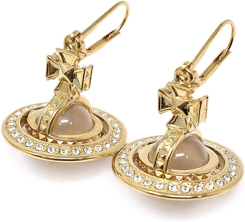 ヴィヴィアンウエストウッド ピアス レディース ゴールド シンプル Vivienne Westwood 62020042-R108 PINA ORB EARRINGS 並行輸入品