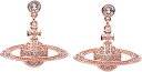 ヴィヴィアンウエストウッド ピアス レディース ピンクゴールド シンプル Vivienne Westwood オーブ MINI BAS RELIEF DROP EARRINGS 6262020025 G120