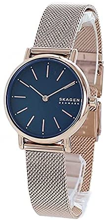 スカーゲン スカーゲン 腕時計 レディース シグネチャー ブルー ピンクゴールド クオーツ SKAGEN SKW2837 並行輸入品