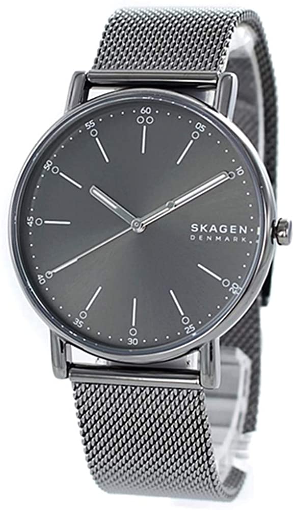 スカーゲン 腕時計（メンズ） 腕時計 メッシュ ビジネス スリム ロゴ SKAGEN スカーゲン SKW6577メンズ 新生活 シンプル シルバー スーツ 並行輸入品