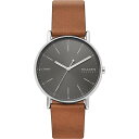 腕時計 スリム シンプル 革ベルトSKAGEN スカーゲン SKW6578 クオーツ 防水 SIGNATUR シグネチャー GRAY BROWN グレー ブラウン Watch Men's メンズ カジュアル プレゼント きれいめコーデ 大学生 並行輸入品 その1