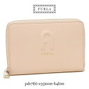 財布 ラウンドファスナー 小銭入れ付 ロゴFURLA フルラ PDS7FRI-E35000-B4L00 レディース 二つ折り財布 ミニ財布 リタ ベージュ Mサイズ 並行輸入品