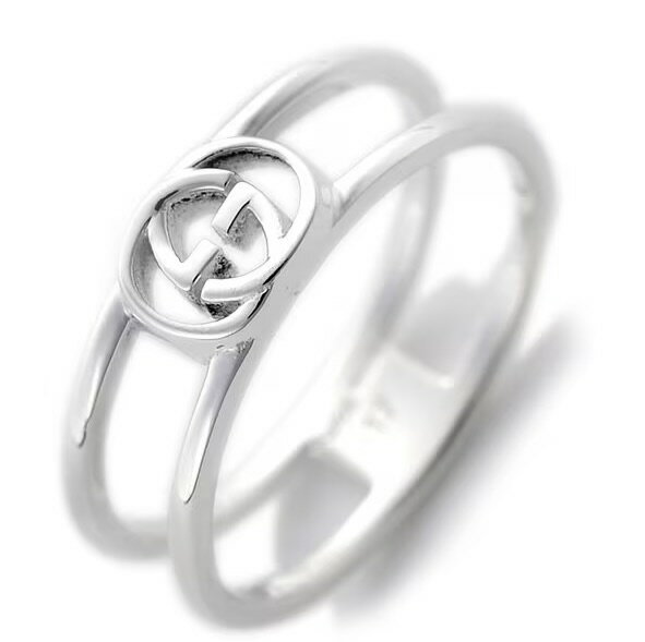 グッチ リング レディース INTERLOCKING G 11号 シルバー 298036-J8400-8106-11 GUCCI