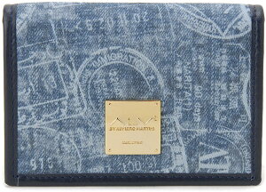 定期入れ ブルー ユニセックス ALV エーエルブイ パスケース カードケース Denim Lines デニムライン BLUE WB5032-40-507 並行輸入品 かっこいい カッコイイ かわいい 可愛い オシャレ おしゃれ