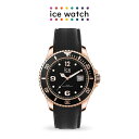 腕時計 上品 カジュアル 防水Ice-watch アイスウォッチ 16766 ICE steel アイス スティール Black ブラック Rose Gold ローズゴールド Stainless Steel ステンレス クオーツ ラージ 時計 メンズ 並行輸入品 その1