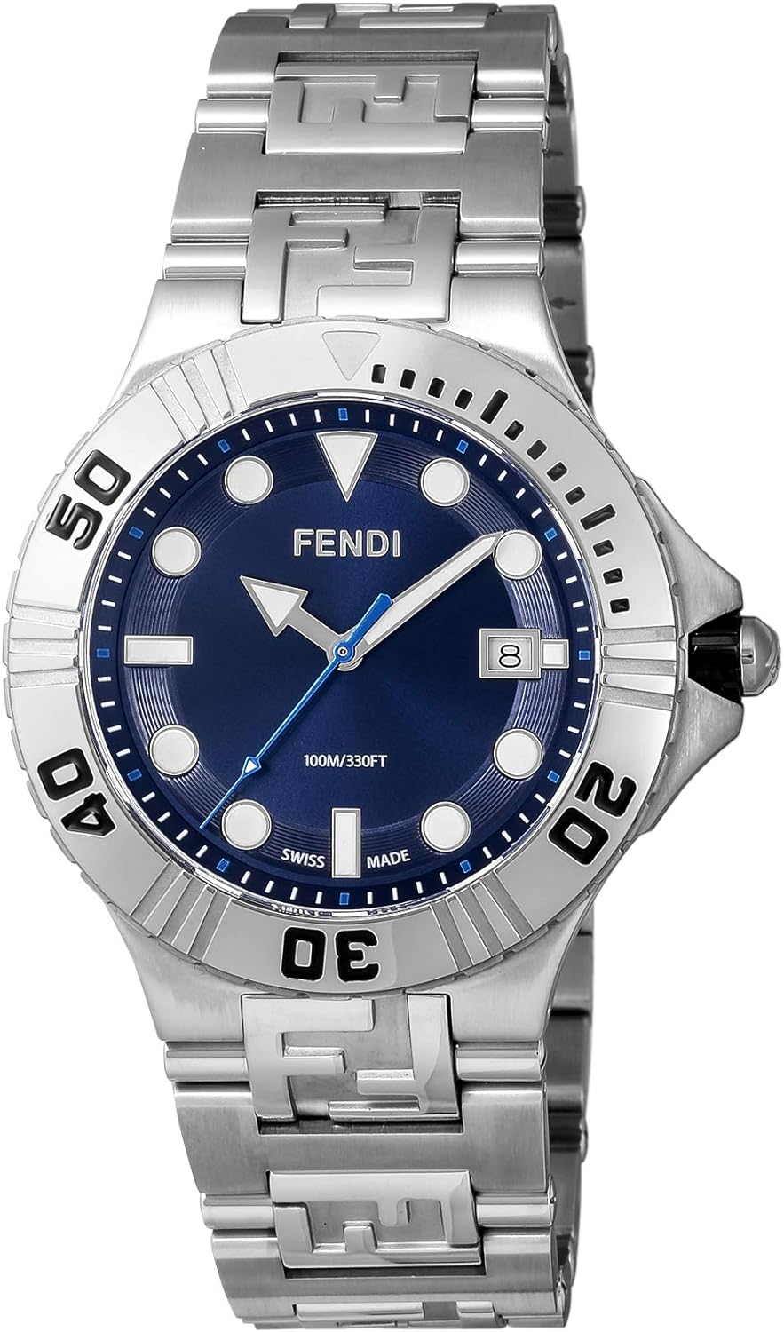 フェンディ フェンディ 腕時計 メンズ NAUTICO ブルー シルバー F108100301 FENDI