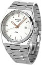 ティソ 腕時計（メンズ） ティソ 腕時計 メンズ シルバー ホワイト TISSOT T1374101103100 Men's T-Classic Pear X 40mm