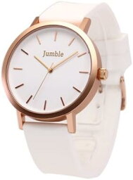 ジャンブル 腕時計 メンズ レディース ホワイト JMST03-PGWH Jumble