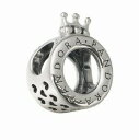 パンドラ ブレスレットチャーム メンズ レディース Logo & Crown O シルバー 799036C00 PANDORA