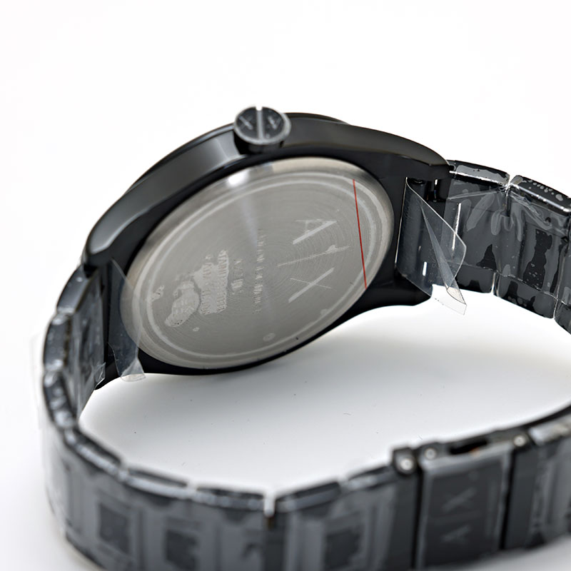 腕時計 時計 ブラック おしゃれ アナログARMANI EXCHANGE アルマーニ エクスチェンジ AX7102メンズ クオーツ 防水 Active ブレスレット バングル アクセサリーセット 専用ボックス付 ギフト プレゼント 並行輸入品