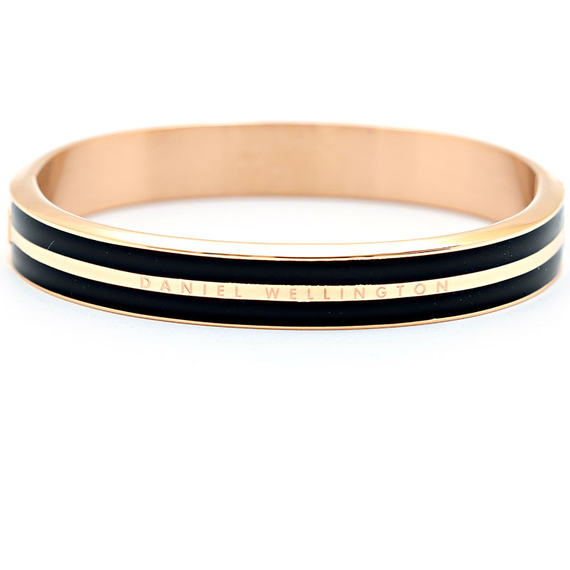 ダニエルウェリントン バングル EMALIE INFINITE DW00400250 ブラック ローズゴールド レディース DANIEL WELLINGTON