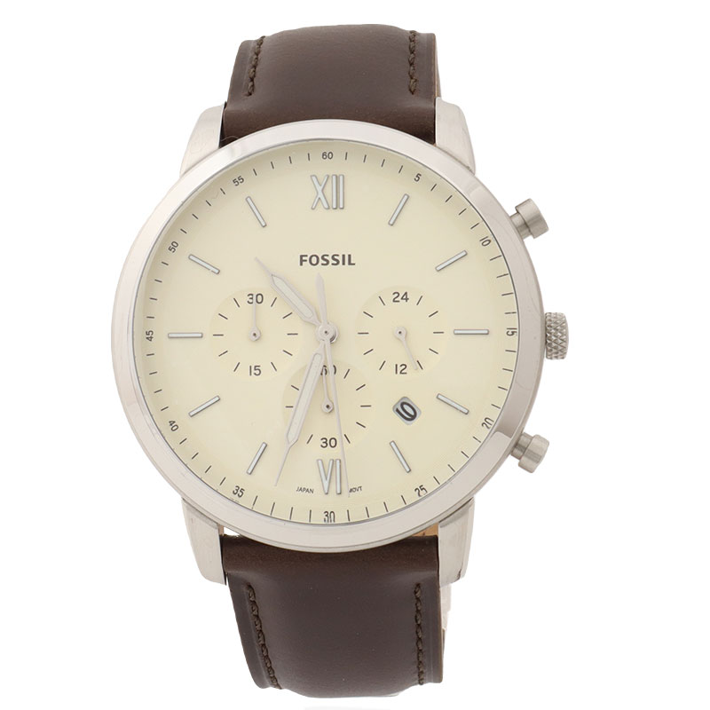 フォッシル 腕時計 メンズ ブラウン アイボリー FOSSIL FS5380