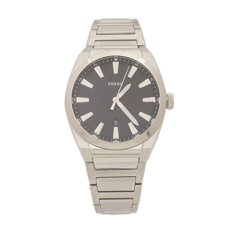 フォッシル 腕時計 メンズ EVERETT ブラック シルバー FS5821 FOSSIL