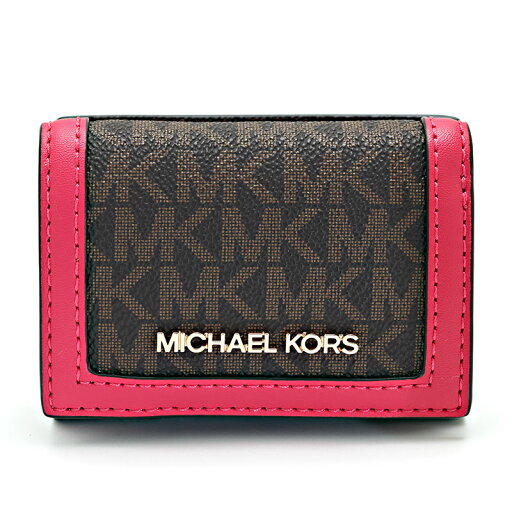 マイケルコース 三つ折り財布 レディース JET SET TRAVEL エレクトリックピンク ブラウン D35F3GTVD0B-ELEPNK MICHAEL KORS マイケルコース 三つ折り財布 レディース JET SET TRAVEL エレクトリックピンク ブラウン D35F3GTVD0B-ELEPNK MICHAEL KORS